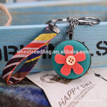 Aliexpress hot sale high quailty handmade promotional gift cheap customize logo felt keychain